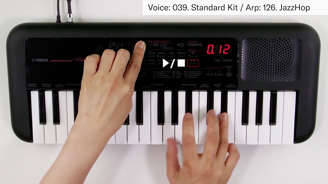 ヤマハ | PSS-A50 - ポータブルキーボード - 音声・動画