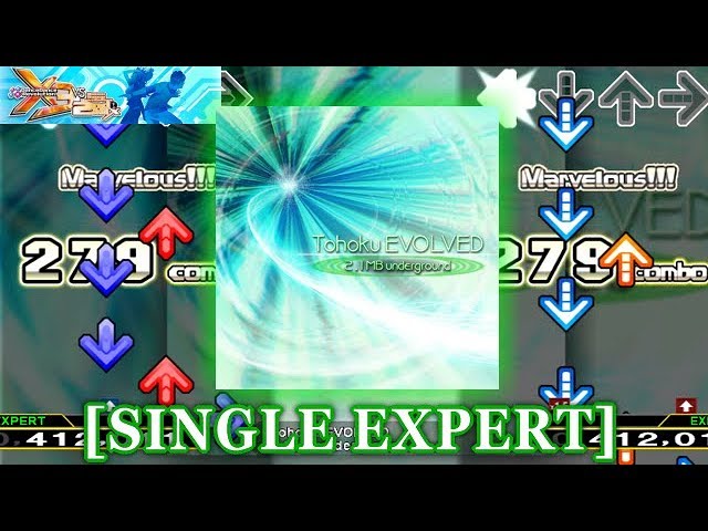 DDR X3】 tohoku EVOLVED [SINGLE EXPERT] 譜面確認＋クラップ - YouTube