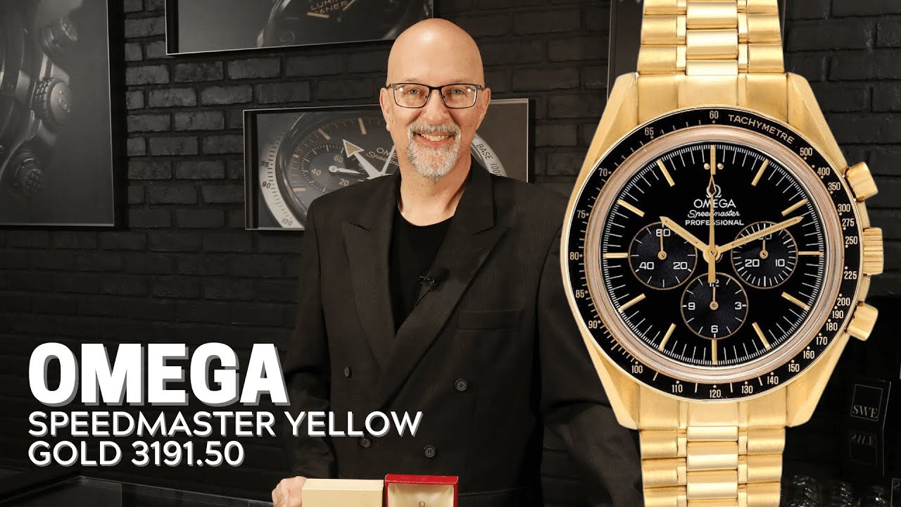 Omega Speedmaster Yellow Gold Jubilee 27 CHRO C12 Watch 3191.50