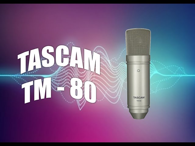 TASCAM TM-80 Condenser Microphone Review / Demo - And comparison