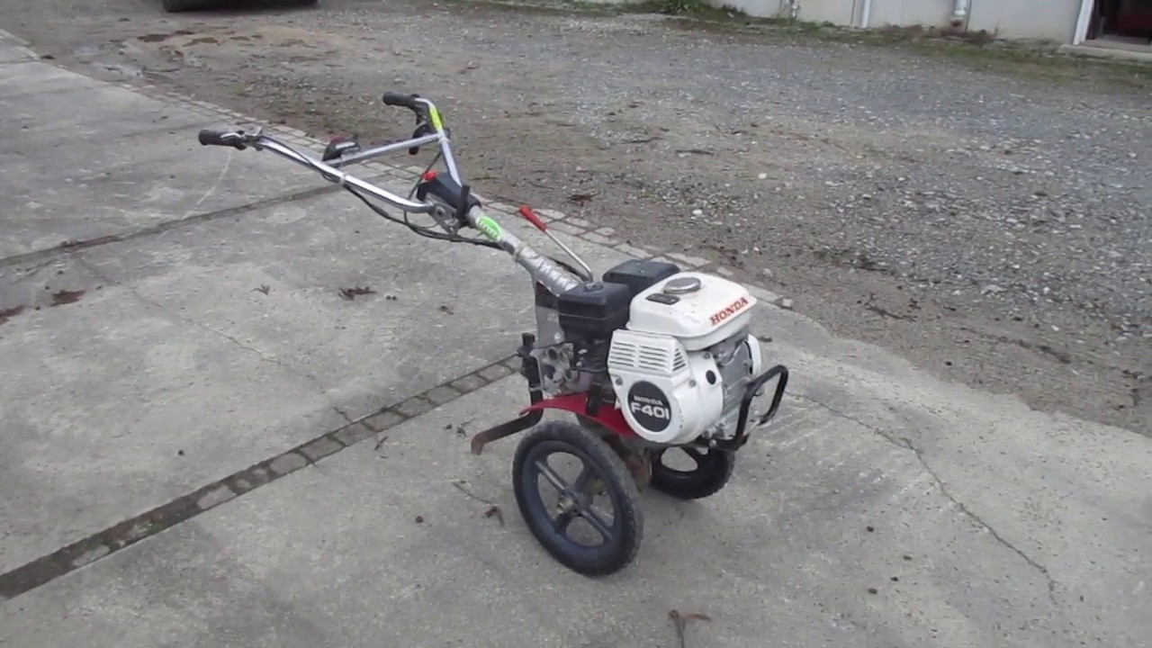 ホンダ 管理機 F401-K パンチ 最大4馬力 移動用車輪､ロータリー､畝立器