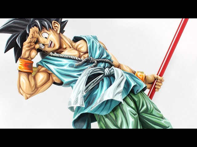 フィギュア塗師が悟空のフィギュアをガチで塗ってみた結果、2次元に