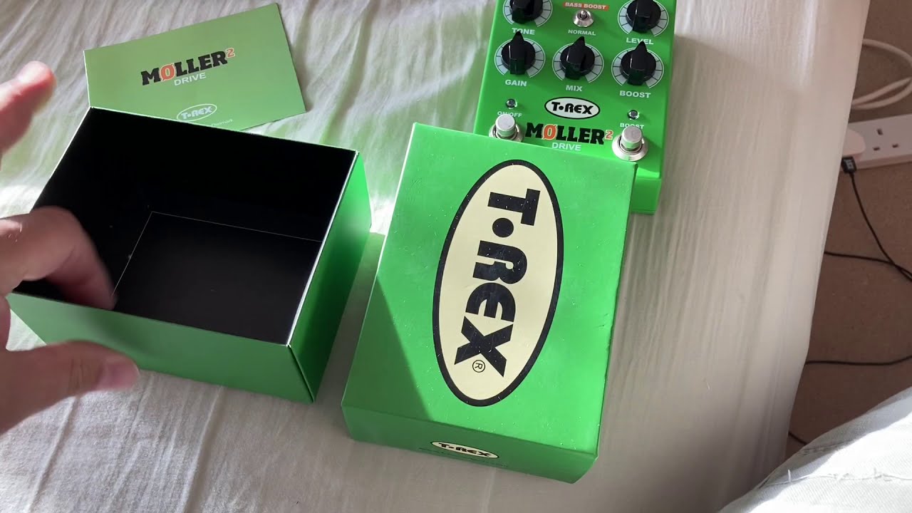 T-Rex Moller II Booster and Overdrive Pedal (unboxing / review
