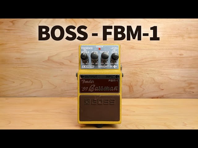 BOSS - FBM-1 - YouTube