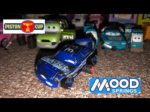 Mattel Pixar Cars Race Damaged Mood Springs (Chuck Armstrong