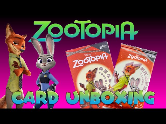 Disney Zootopia Trading Card Unboxing & Review- Cards by Cards.Fun