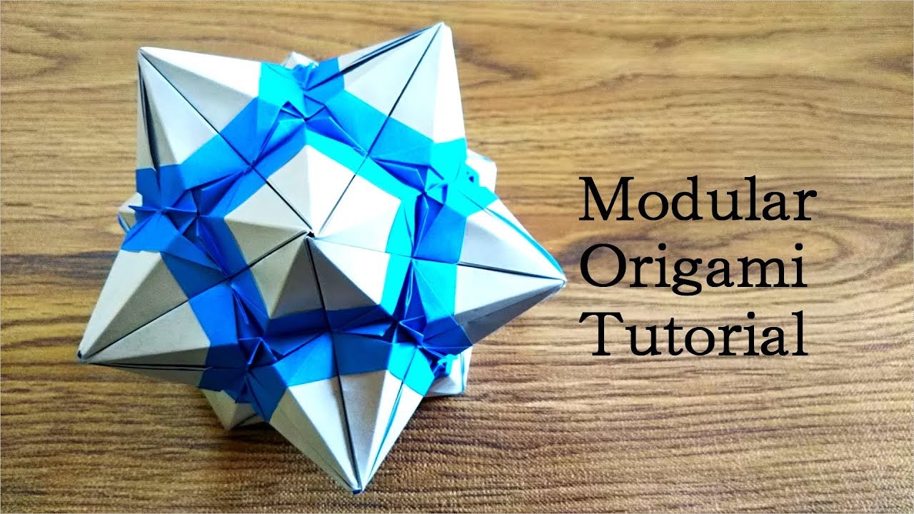 折り紙】くす玉 - 頂 / Origami Modular Kusudama - Itadaki - YouTube