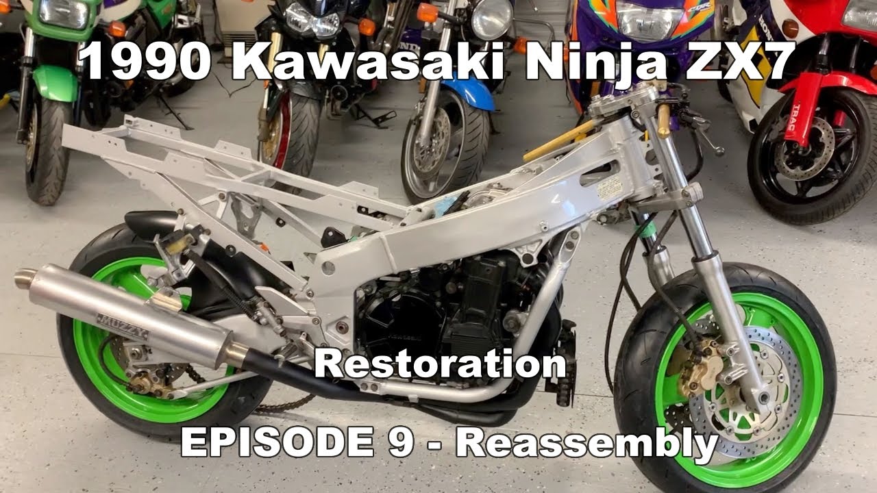 1990 Kawasaki Ninja ZX7 H2 - Restoration - Episode 9 - Reassembly