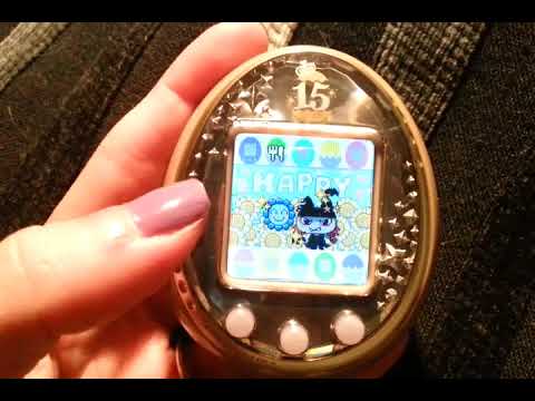 Tamagotchi ID L 15th Anniversary: kuromametchi happy items - YouTube