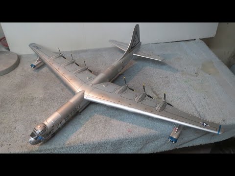 Vintage Monogram 1/72 Scale B-36 Peacemaker Finale - YouTube