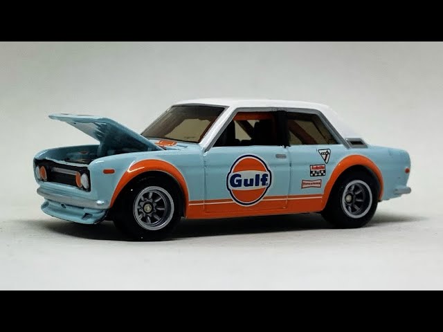 Hot Wheels Datsun Bluebird 510 (2022 RLC - Gulf Racing) - YouTube