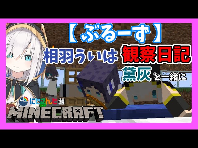 番外編【Minecraft】ぶるーず・相羽ういは観察日記～黛灰と一緒に
