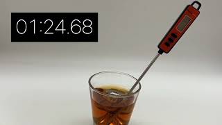 時間が経っても美味しく飲みたい！グラスの中で輝く”ステンレス製