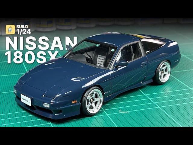 Build 1/24 Nissan 180SX RPS13 Type-X - Fujimi - YouTube