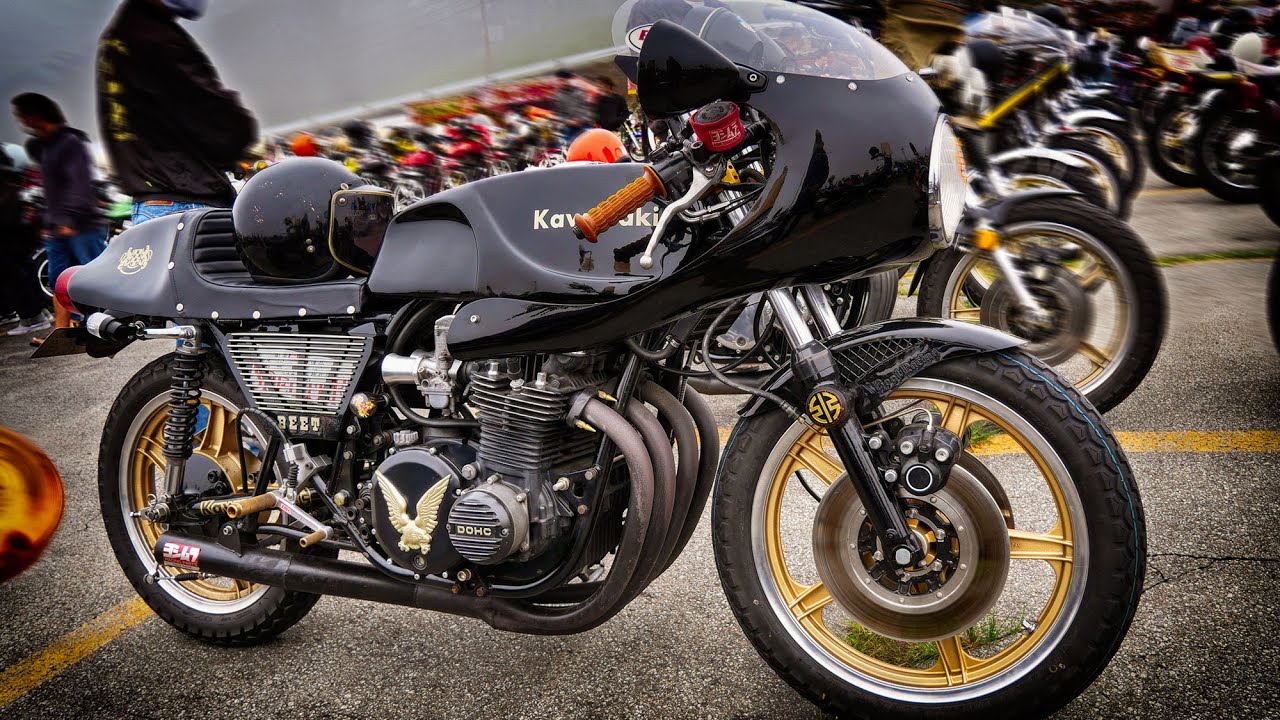 Kawasaki Z Custom Bike Cafe Racer ブラックZ カフェレーサー - YouTube