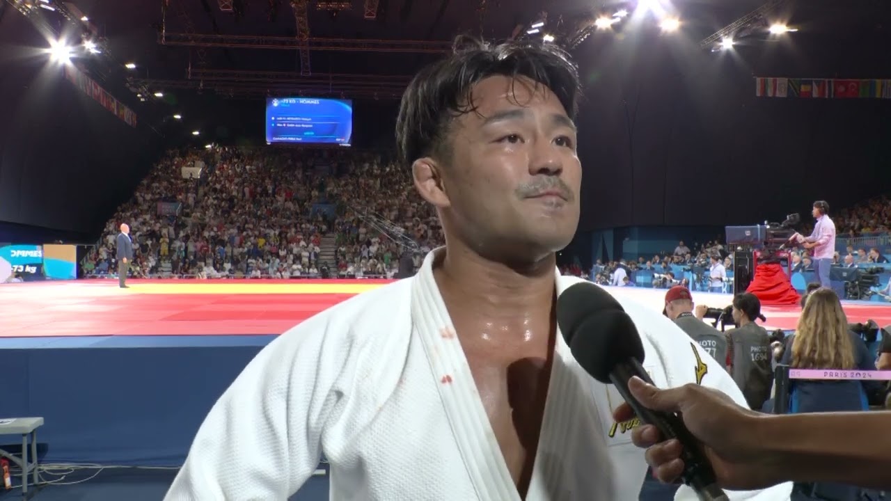 柔道男子73キロ級3位決定戦】銅メダル 橋本壮市 インタビュー｜パリ