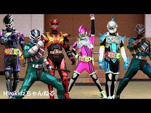 Kamen Rider Ex-Aid〗 Hibiki, Zanki, Todoroki, Brave vs. Genm
