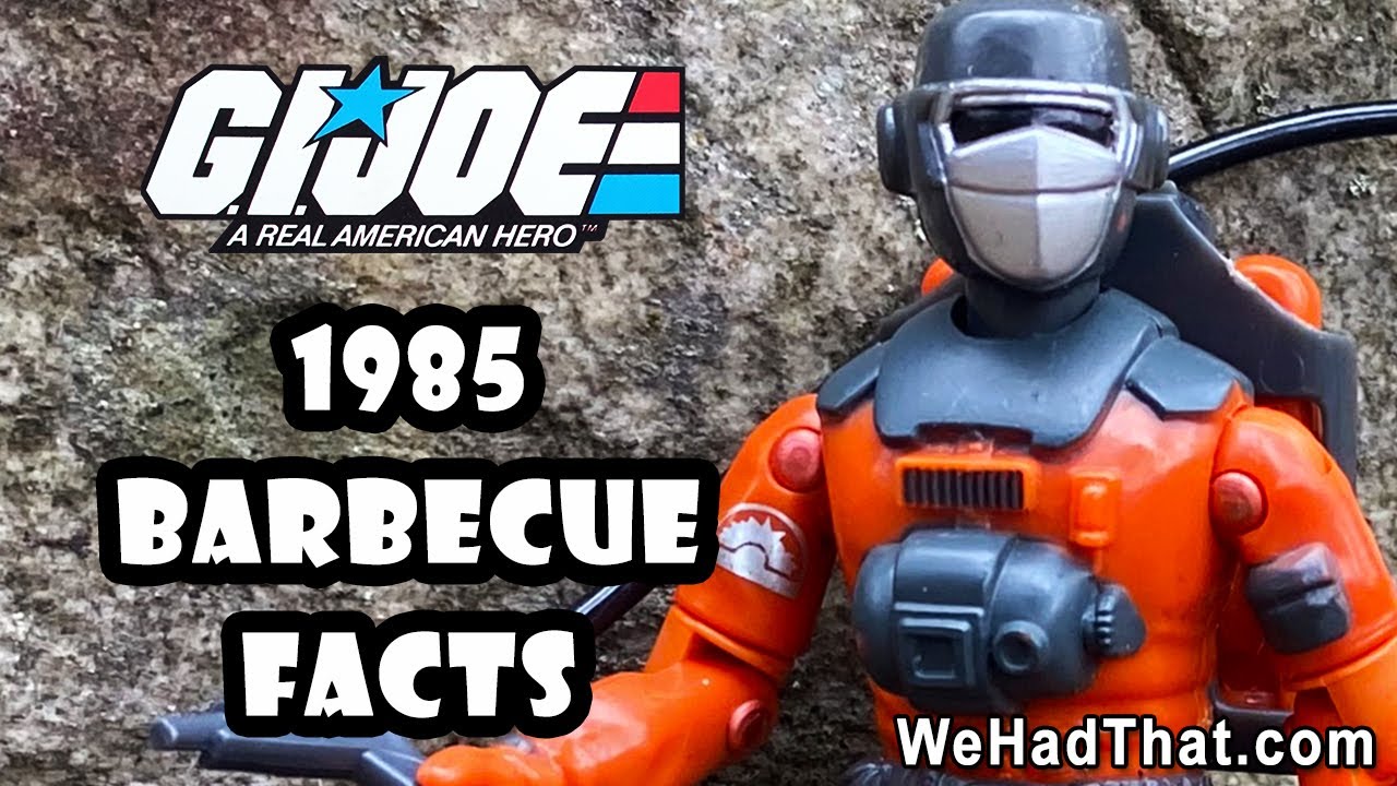 Vintage Hasbro G.I. Joe Barbecue - Fire Fighter Action Figure