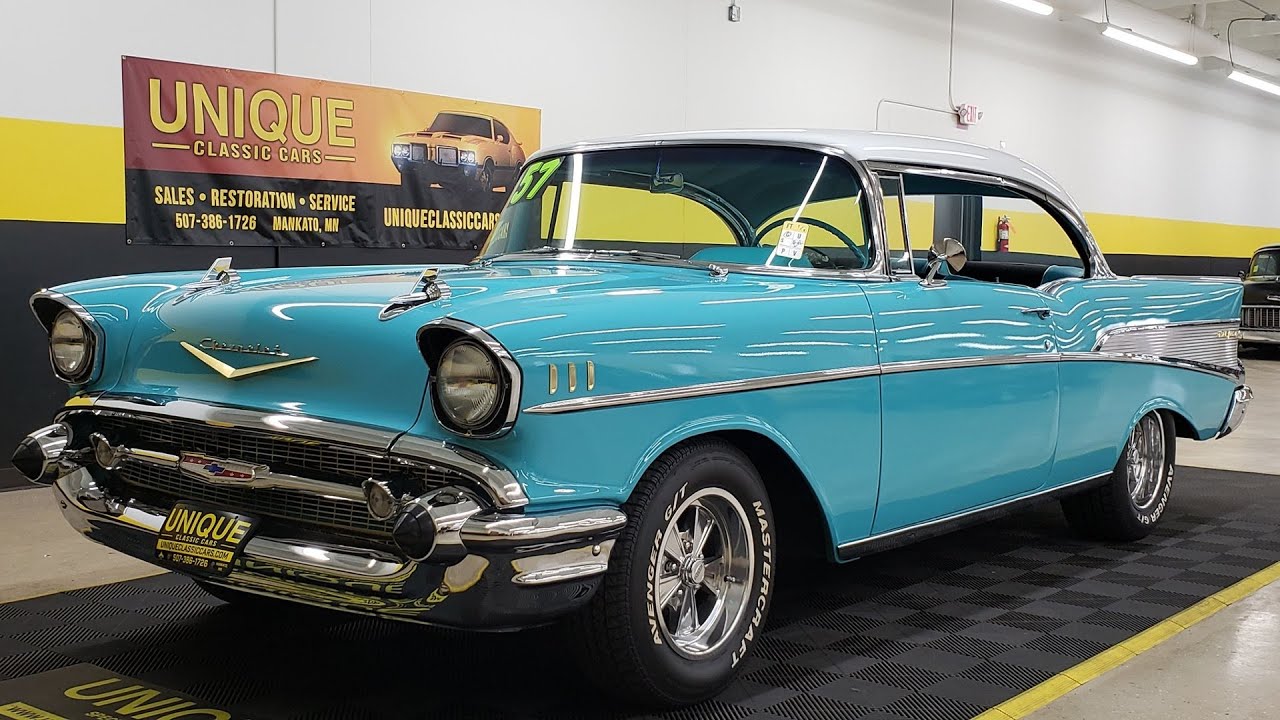 1957 Chevrolet Bel Air 2dr Hardtop | For Sale - YouTube