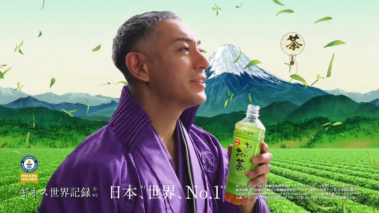 お～いお茶」新作TV-CM『いざ世界へ』篇を、5月20日（月）に放映開始