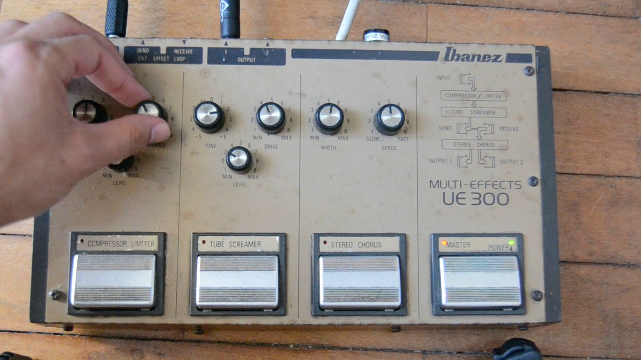 Maxon UE 300 Vintage Analog MULTI-EFFECTS - YouTube