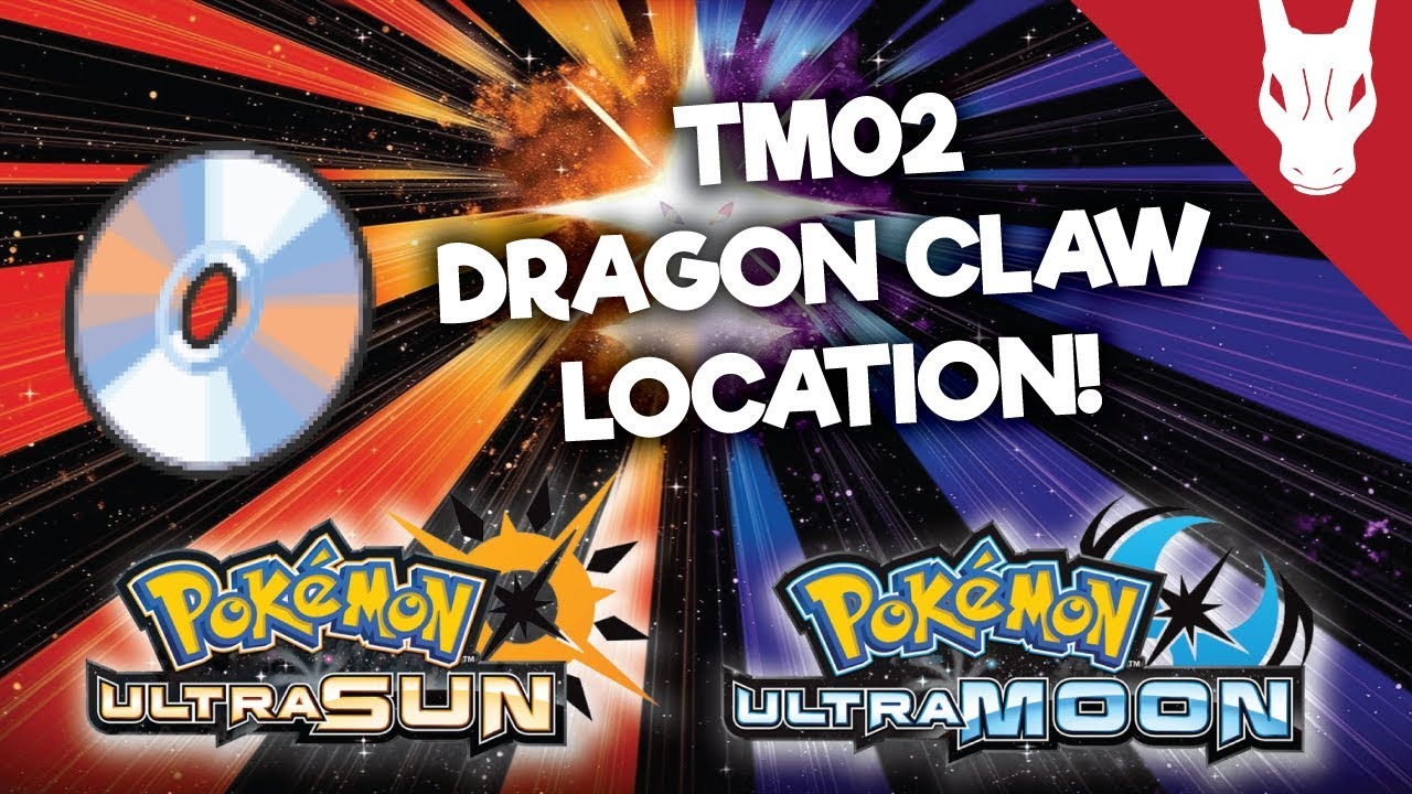 Where to Find TM 02 Dragon Claw in Ultra Sun and Ultra Moon - YouTube