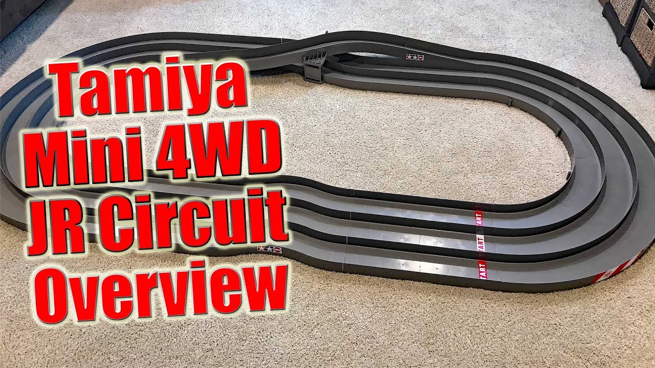 High-Speed Oval! Tamiya JR Racing Mini 4WD Circuit Track Unboxing