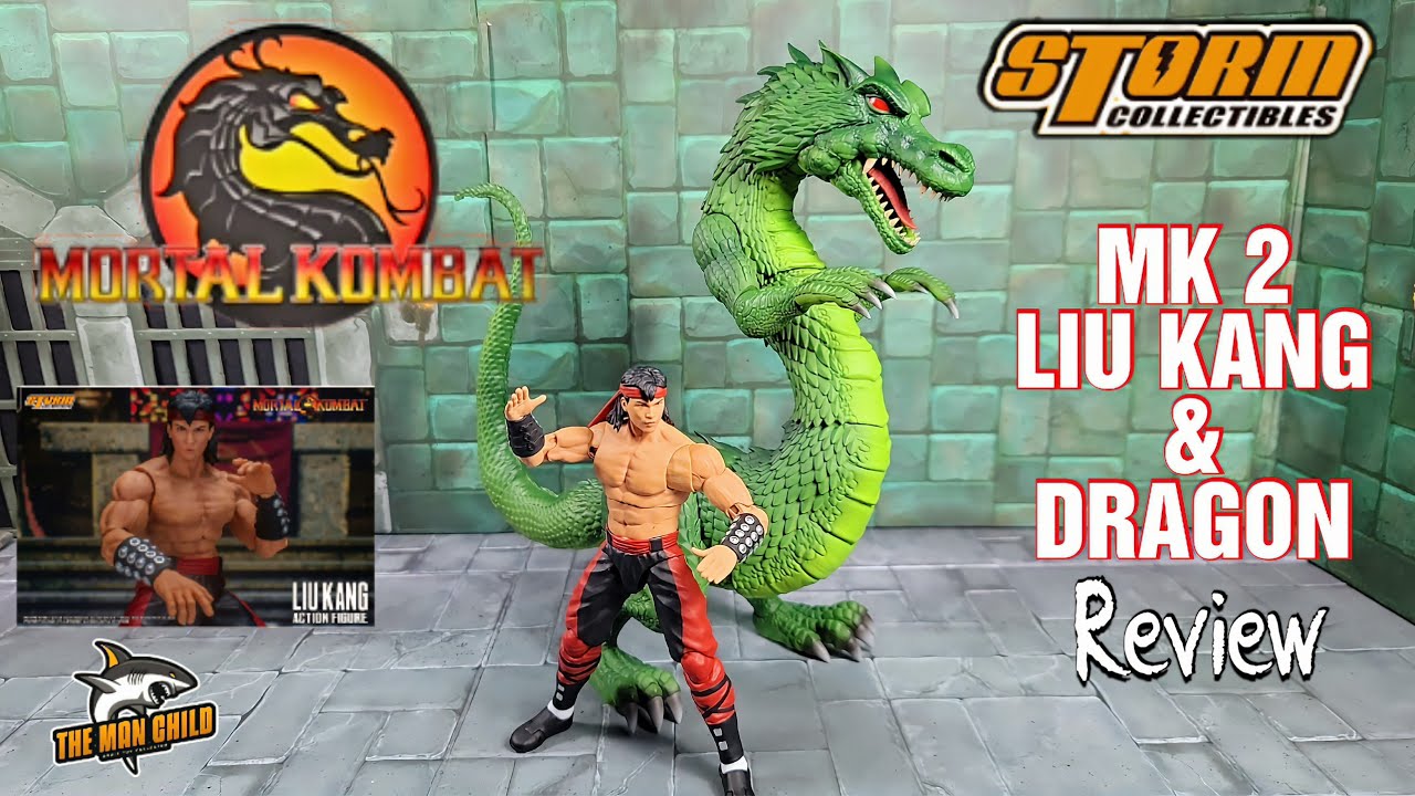 Storm Collectibles Mortal kombat Liu Kang & Dragon figure Review