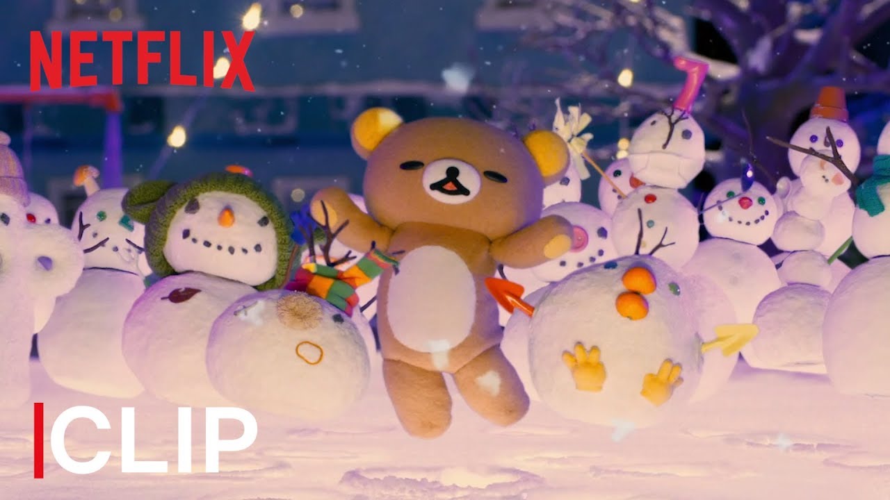 リラックマとカオルさん」| クリップ | 雪だるまとダンス [HD] - YouTube