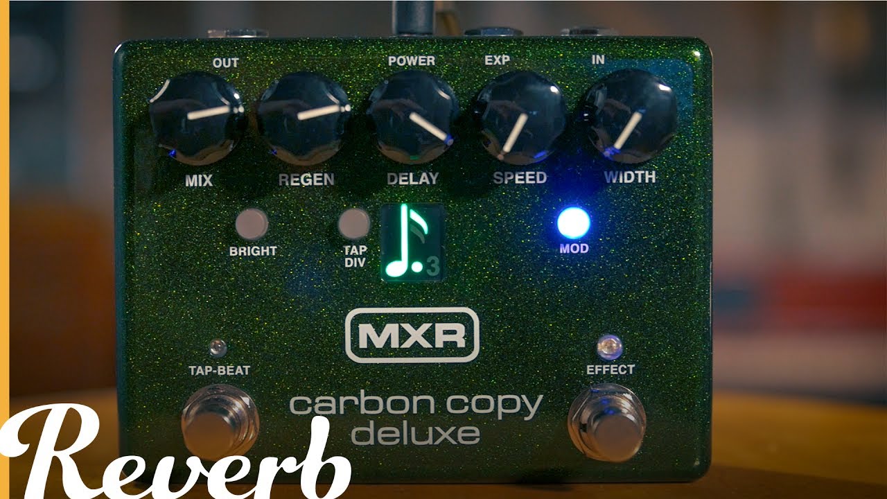 MXR Carbon Copy Deluxe | Reverb Demo Video - YouTube