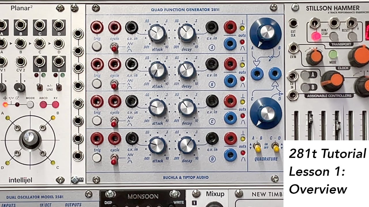 Buchla Tip Top Audio Quad Function Generator 281t Eurorack Module