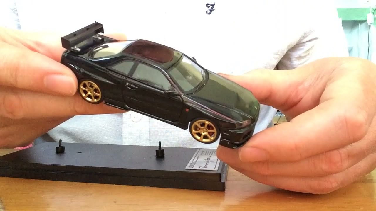 HPI Diecast Nissan GT-R Tommykaira R (R34) 1/43rd Review - YouTube