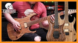 Ibanez 2019 Natural Wood Finish Guitars - YouTube