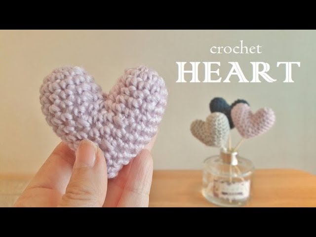 Crochet Valentine's Day Plump Heart Amigurumi Crochet Valentine's