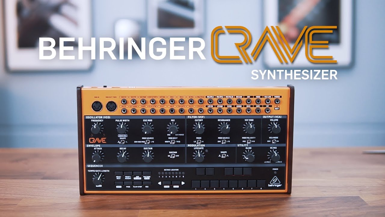 BEHRINGER（ベリンガー）オリジナルアナログシンセ「CRAVE」を発売