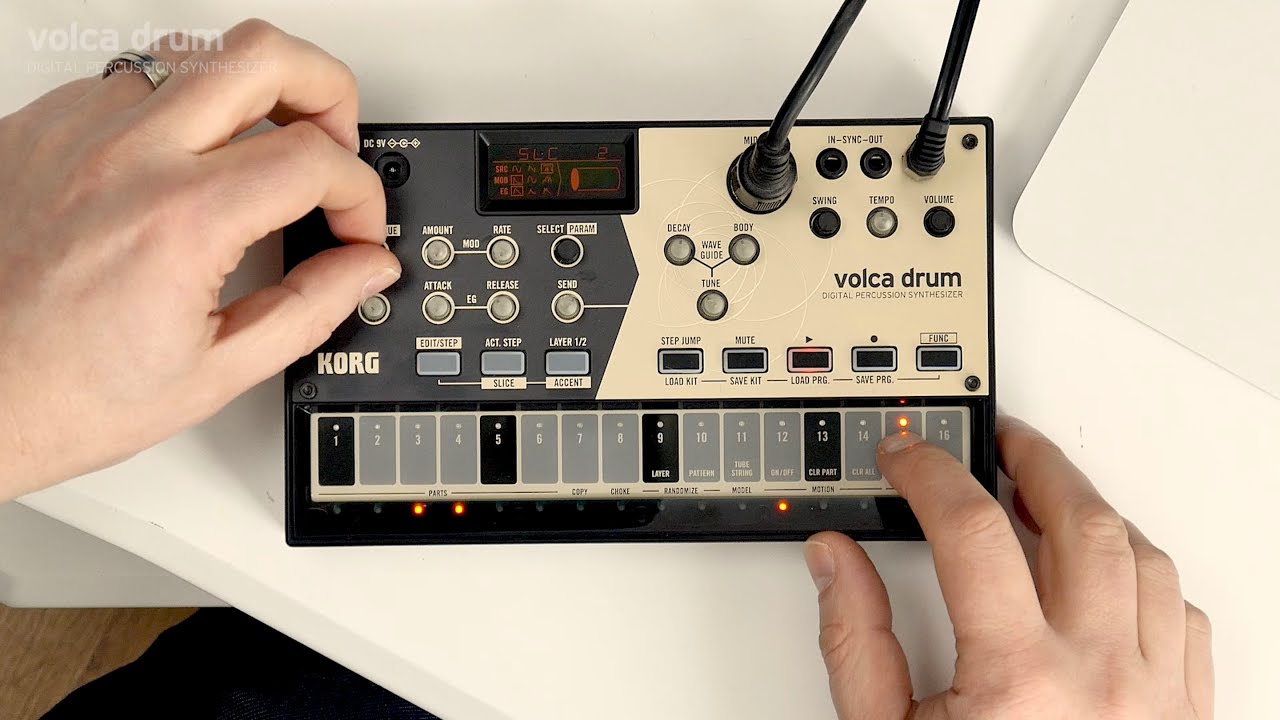 volca drum - DIGITAL PERCUSSION SYNTHESIZER | KORG (Japan)