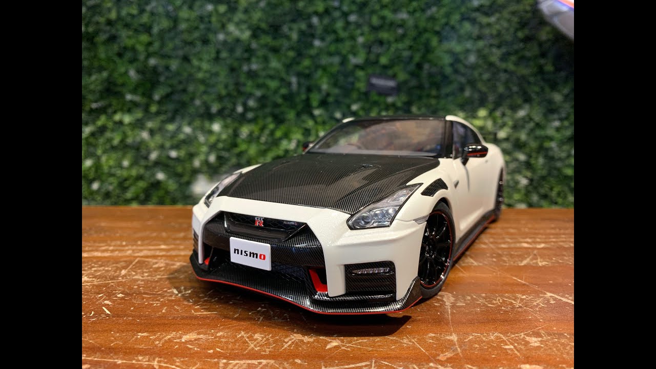 1/18 AUTOart Nissan GT-R R35 Nismo 2022 White Pearl 77501 - YouTube