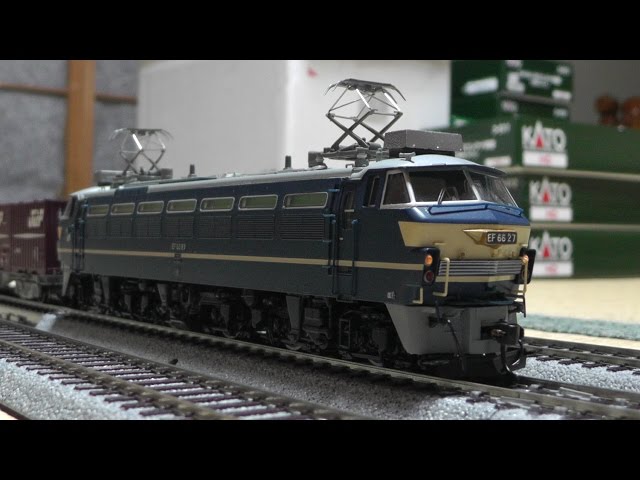 鉄道模型】HOゲージ TOMIX製EF66‐27号機運用開始しました