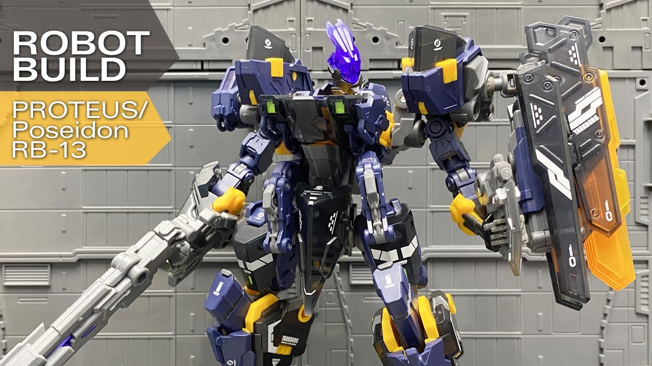 Earnestcore Craft Robot Build RB-13 Proteus/Poseidon Mecha Review