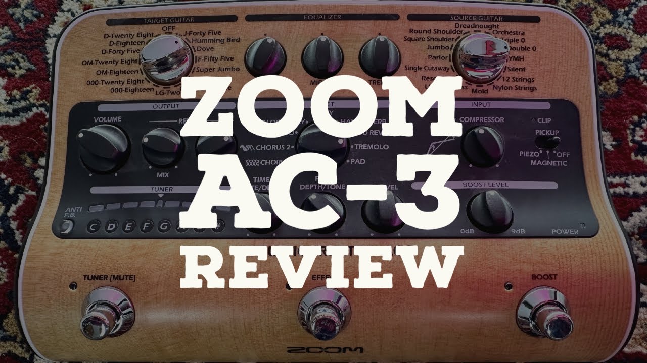 Amazing Zoom AC-3 Acoustic Creator Review! - YouTube