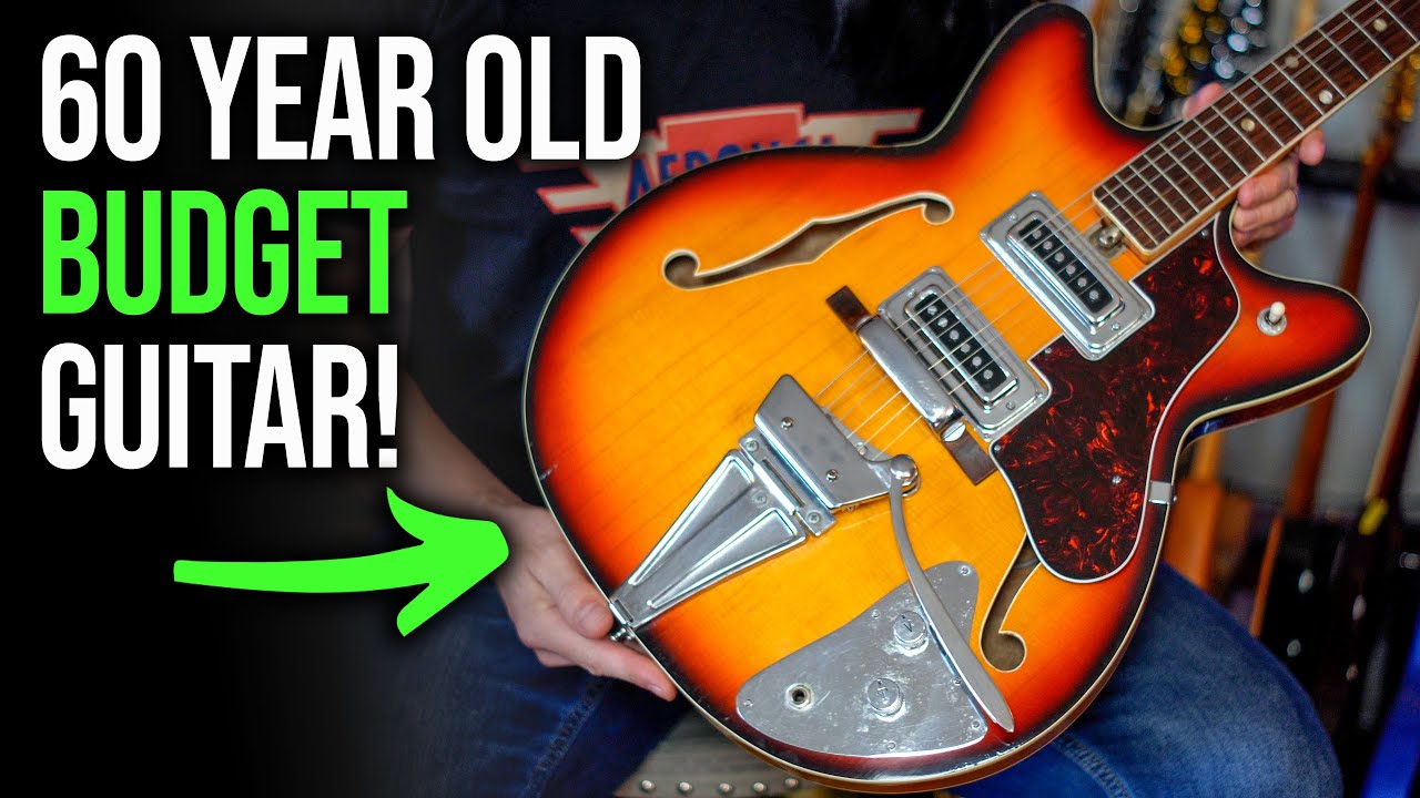 Blues On A 60 Year Old Guitar (Teisco Semi-Hollow Body) - YouTube