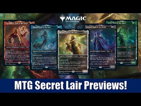MTG Theros Stargazing Secret Lairs Preview - YouTube