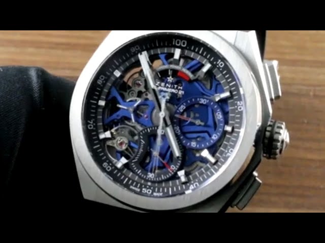 Zenith Defy El Primero 21 BLUE SKELETON (95.9002.9004/78.R584