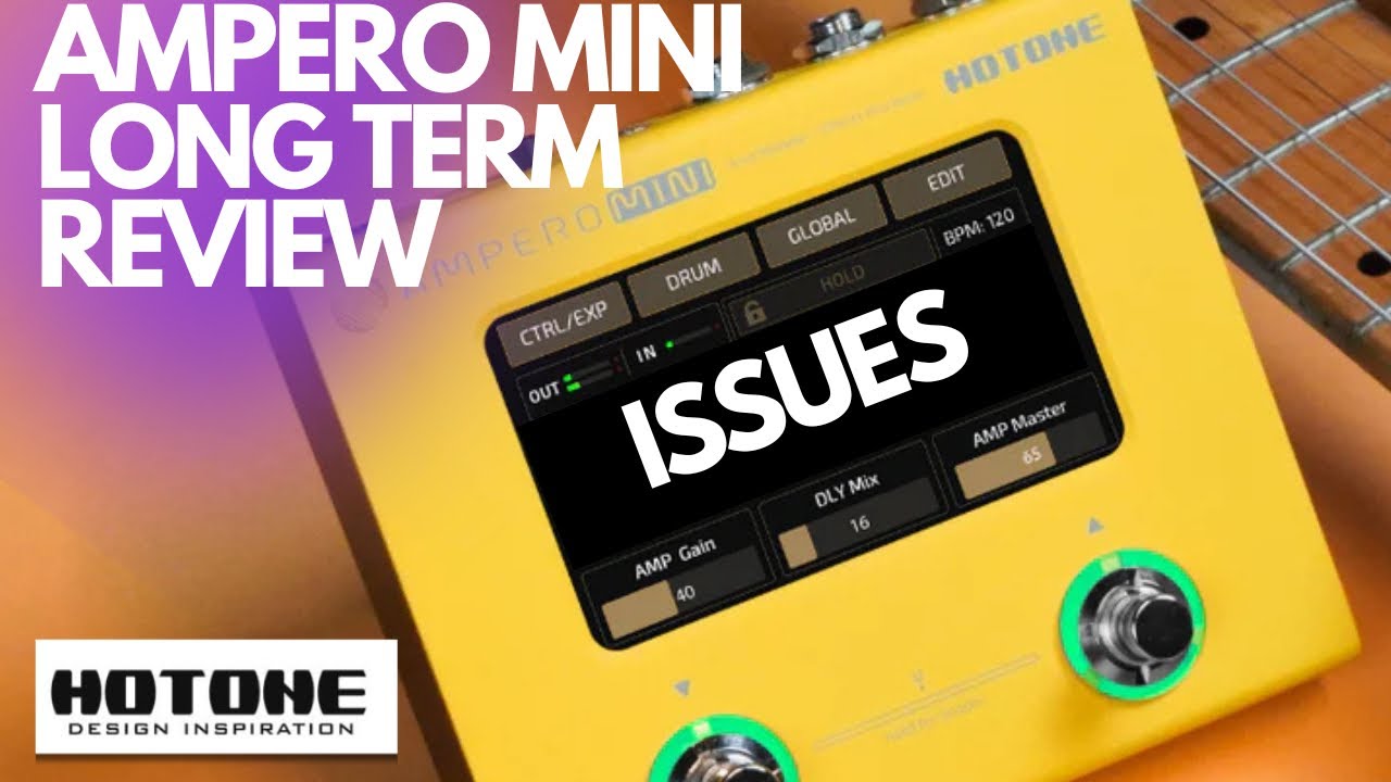 Ampero mini 1 year review and stage slipups - YouTube