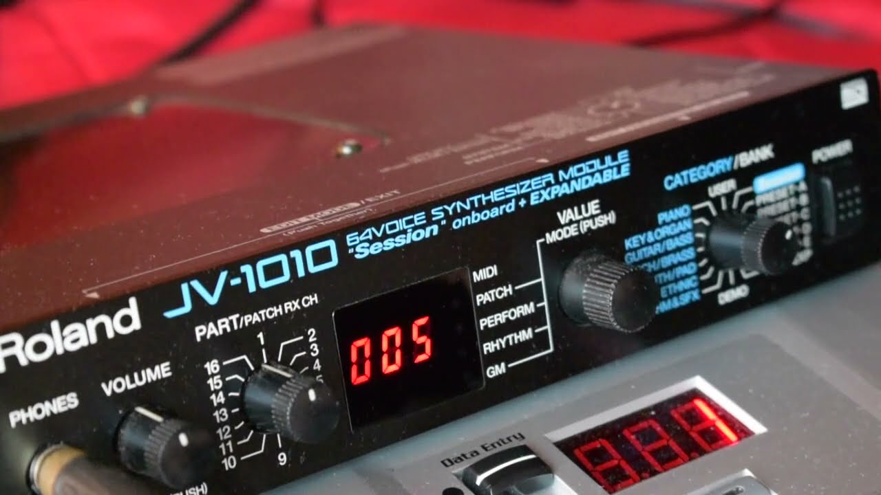 DEMO] Roland JV-1010 - YouTube