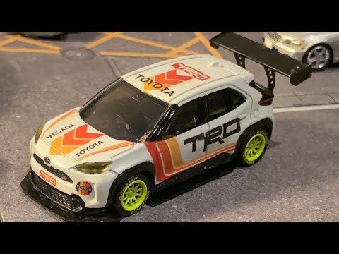 トミカ改造ホットウィール改造】TRD仕様yarisクロス、ドリ車仕様