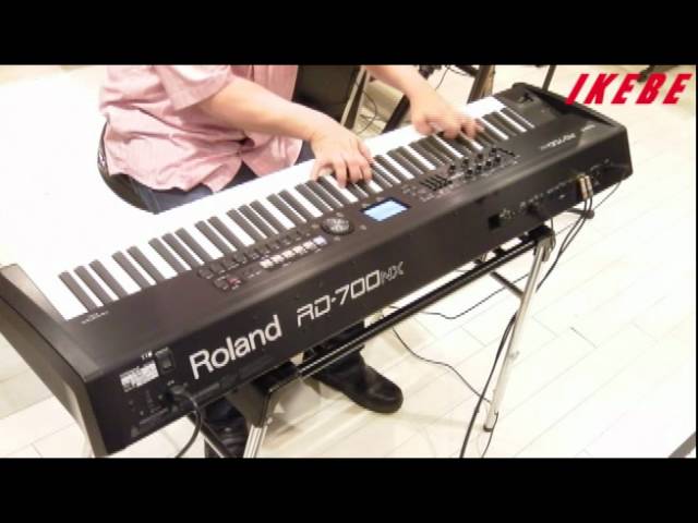 池部楽器店】 鍵盤堂 / Roland RD-700NX ［Line Rec］ - YouTube