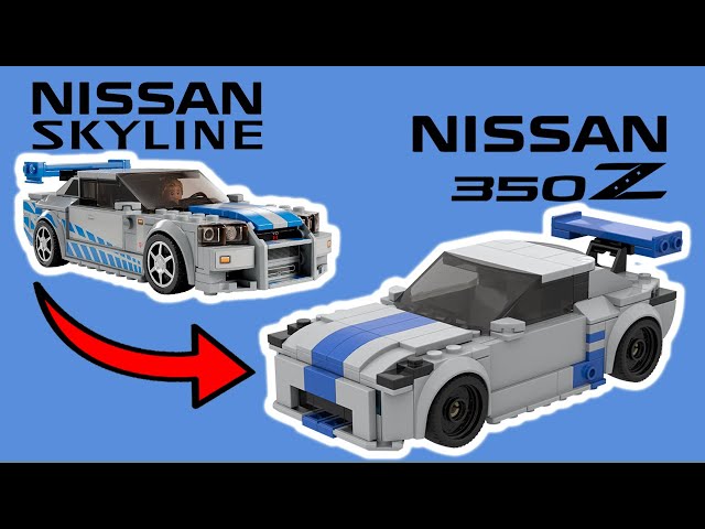 76917 Nissan 350z - Lego Speed Champions Alternative MOC Tutorial