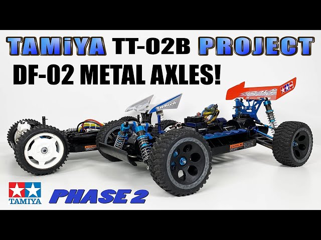 Tamiya TT-02B Project: DF-02 Universal Axle Metal Upgrade