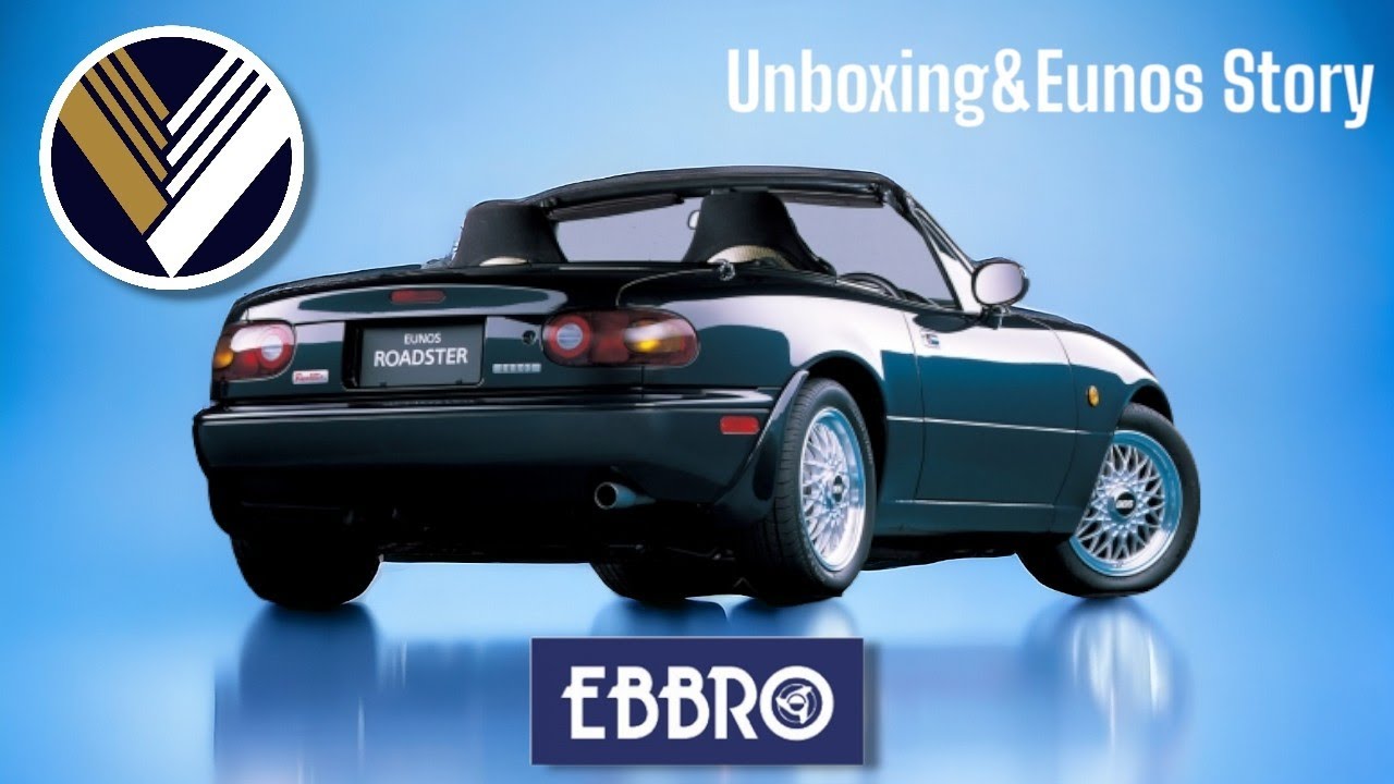 Story of the Mazda Eunos: 1:43 Ebbro Eunos Roadster